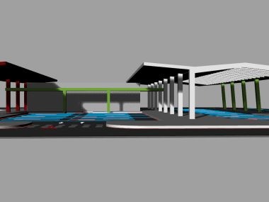 Structural design of bus terminal shelters - competition