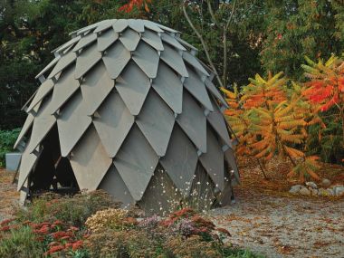 Designový pavilon Pinecone - statický návrh