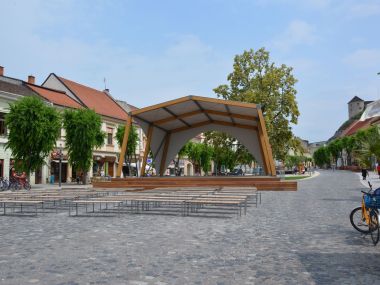 Stage in Trencin, Slovakia